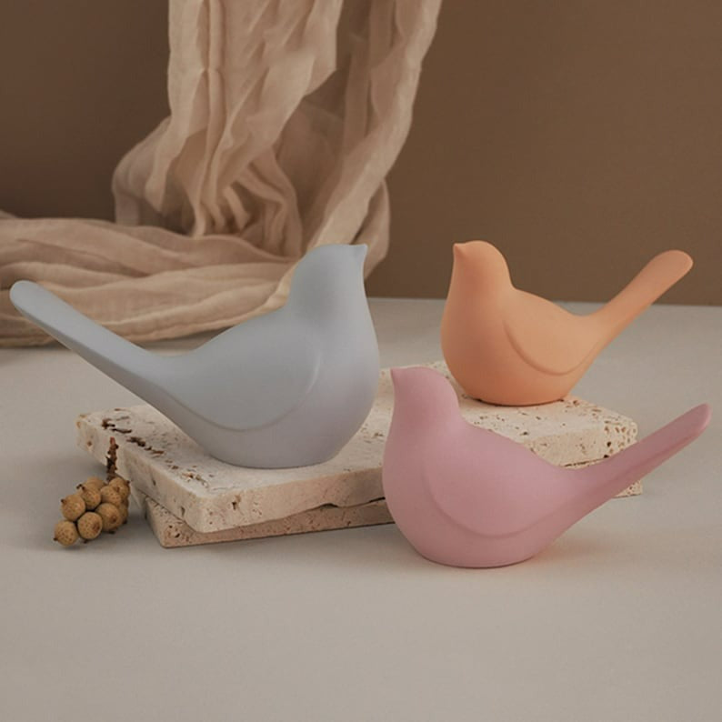 Bird / sparrow decoration piece
