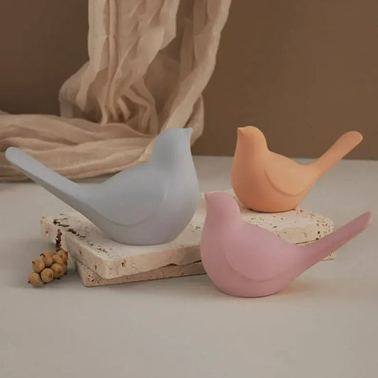 Bird / sparrow decoration piece